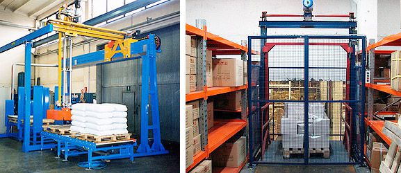 грузовой подъемник для склада